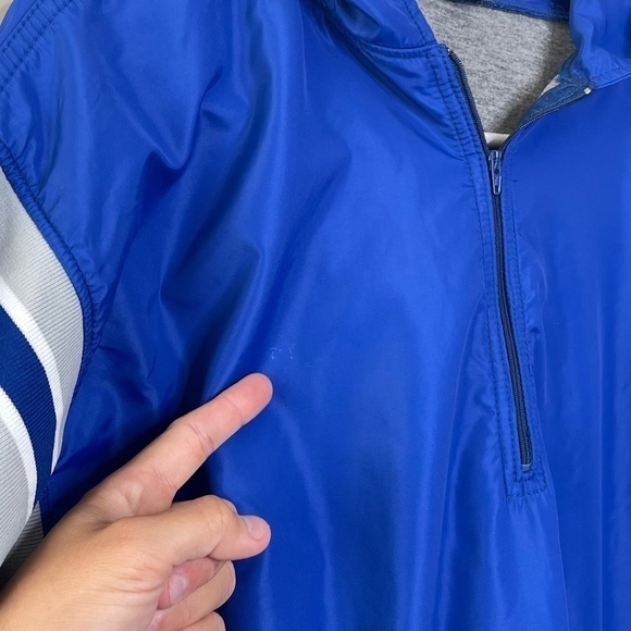 Vintage Russell Athletic Pullover Jacket Windbreaker Hoodie Quarter Zip USA - Picture 7 of 7